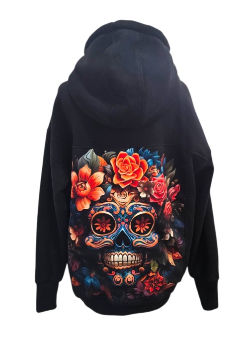 Bluza-kameleon-z-suwakiem-czaszka-w-kwiatach-III