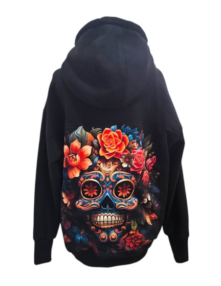 Bluza-kameleon-z-suwakiem-czaszka-w-kwiatach-III