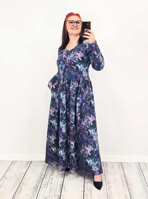 Sukienka PATRYCJA jersey maxi