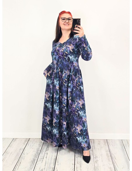 Sukienka PATRYCJA jersey maxi