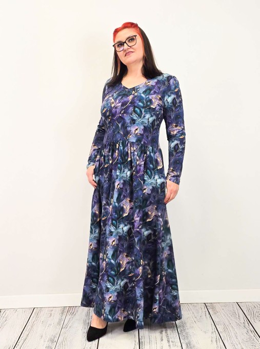 Sukienka PATRYCJA jersey maxi