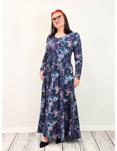Sukienka PATRYCJA jersey maxi