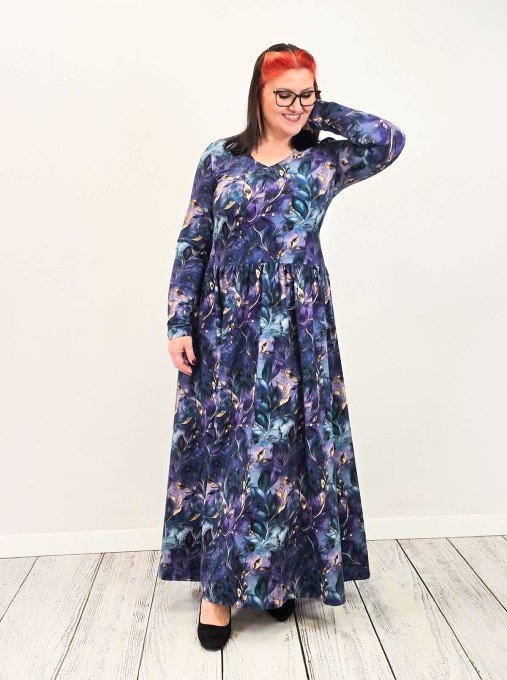 Sukienka PATRYCJA jersey maxi