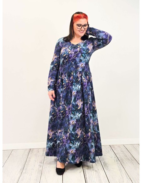 Sukienka PATRYCJA jersey maxi