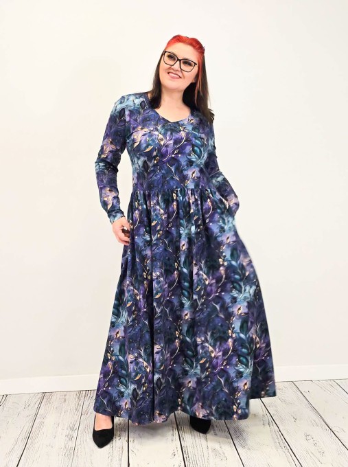 Sukienka PATRYCJA jersey maxi