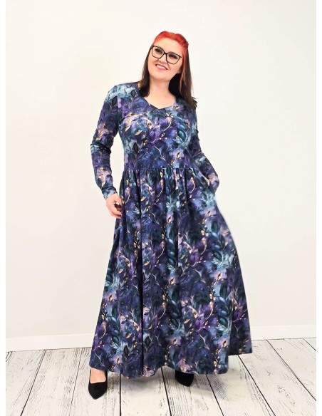 Sukienka PATRYCJA jersey maxi