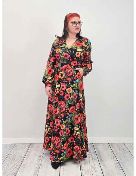 Sukienka VIOLA  jersey kolor maxi
