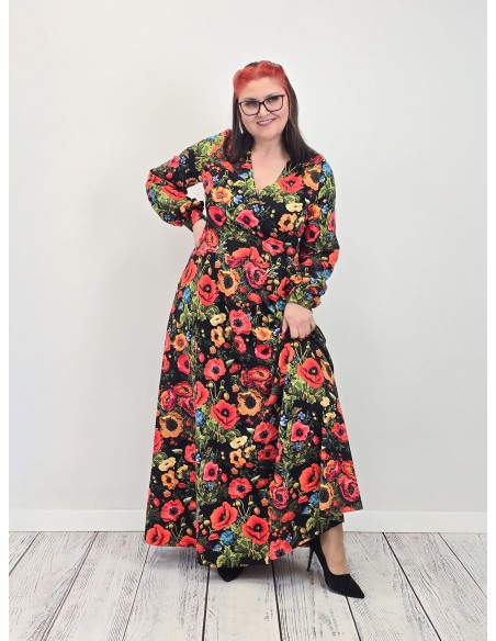 Sukienka VIOLA  jersey kolor maxi