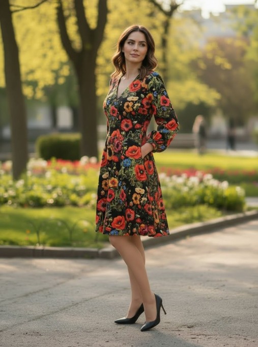 Sukienka VIOLA  jersey kolor mini