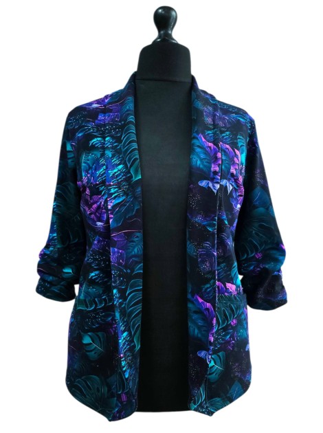 Kardigan KLASYCZNY marszczony rękaw