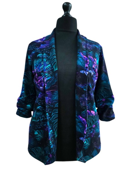 Kardigan KLASYCZNY marszczony rękaw