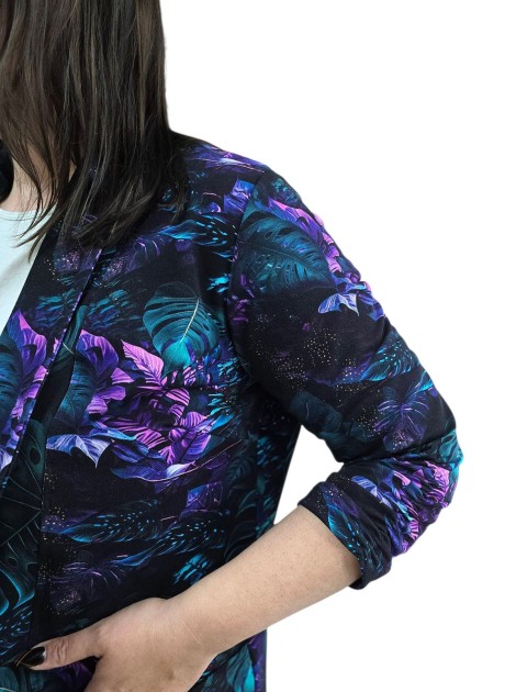 Kardigan KLASYCZNY marszczony rękaw 2