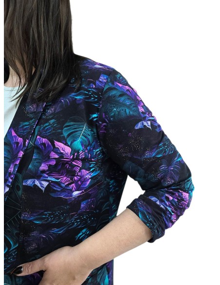 Kardigan KLASYCZNY marszczony rękaw