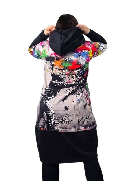 Sukienka HENIA Grafitti - S,L