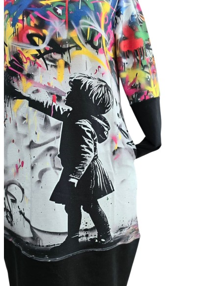 Sukienka HENIA Grafitti - S,L
