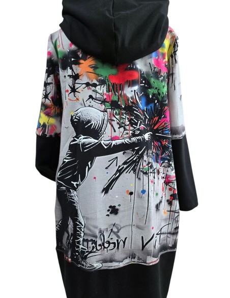 Sukienka HENIA Grafitti - S,L