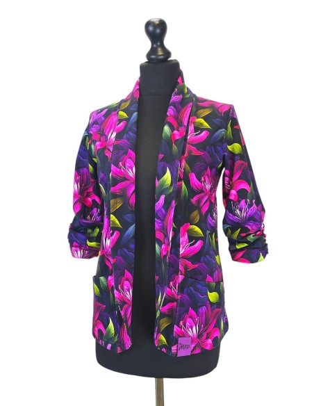 Kardigan KLASYCZNY marszczony rękaw