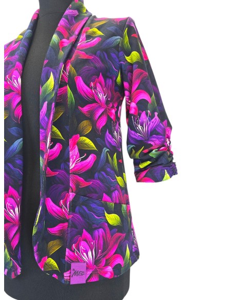 Kardigan KLASYCZNY marszczony rękaw