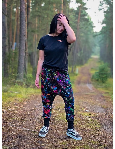 Spodnie BAGGY wzór