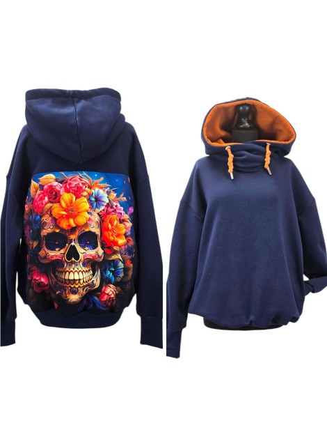 Bluza-kameleon-czaszka-w-kwiatach-1