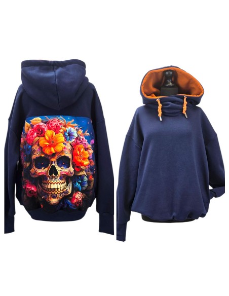 Bluza-kameleon-czaszka-w-kwiatach-1