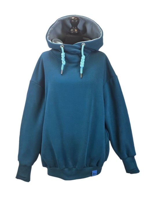 Bluza-Kameleon-kot-w-kapturze