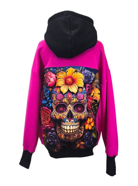 Bluza-kameleon-czaszka-w-kwiatach-2 2