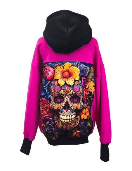 Bluza-kameleon-czaszka-w-kwiatach-2