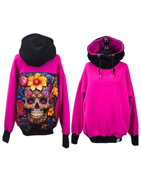 Bluza-kameleon-czaszka-w-kwiatach-2