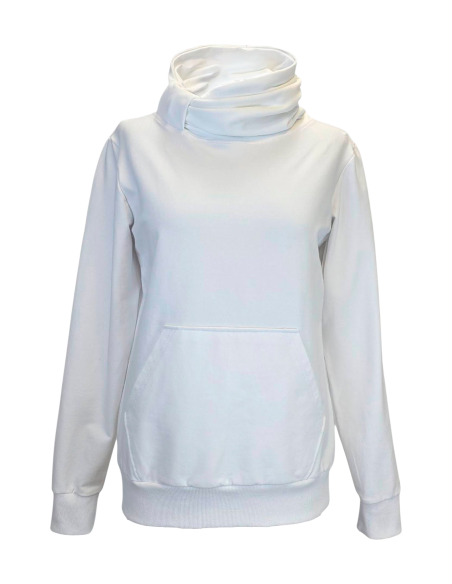 Bluza Luna z kominem wzór rękawy